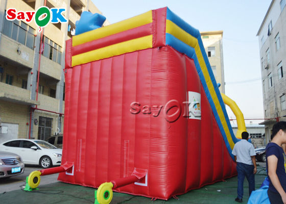 Rumah Bouncing Inflatable Dengan Slide Slide Inflatable Besar Backyard Anak-anak Taman Permainan Komersial Slide Air Inflatable