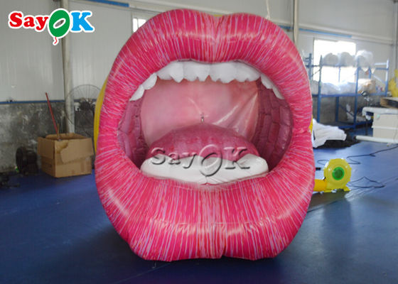 2x2m Model Bibir Mulut Tiup Untuk Dekorasi Pesta Musik Pub