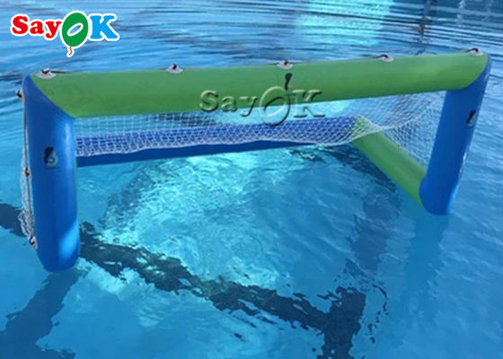 Permainan Air Inflatable kolam renang Tarpaulin mainan air Inflatable Sepak bola Menembak Goal Game
