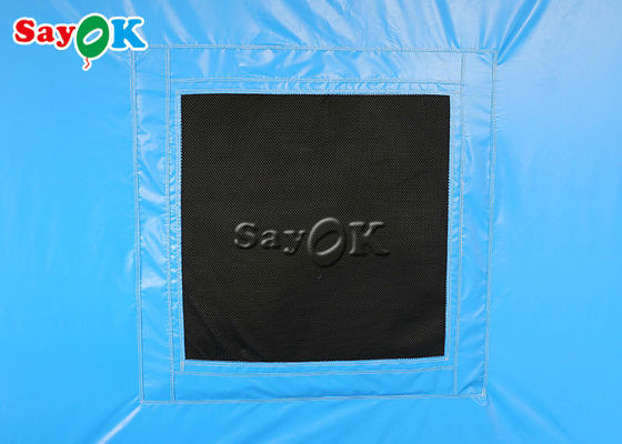 Mobile Oxford Inflatable Paint Spray Booth dengan Logo Printing Inflatable Work Tent