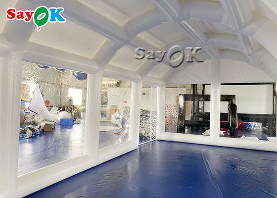 Custom Tenda Inflatable Pesta kolam renang Tenda Udara PVC kedap udara Tenda Cover Kolam Renang Inflatable