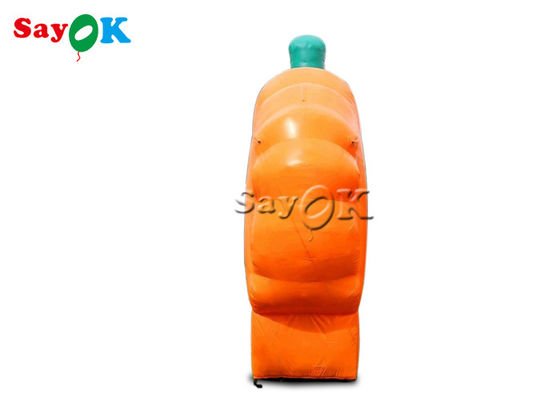 Custom Inflatable Arch Orange Halloween Pumpkin Event Inflatable Arch Untuk Supermarket