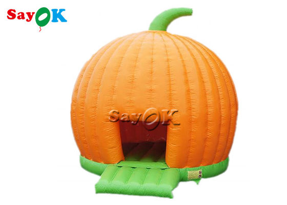 4x3.8mH Orange Inflatable Bounce Pumpkin Jumping Castle