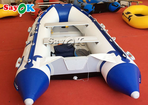Panas Sealed Biru PVC Inflatable Boats Air Fun Blow Up Boat 2 Orang