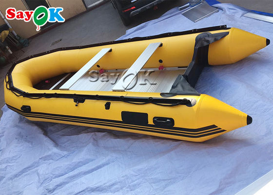 Api Tahan 4 Man PVC Perahu Inflatable Luar Fishing Boat Dayung