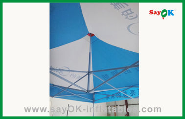 Tenda Kanopi Lipat Pencetakan Logo Tenda Lipat Rangka Baja / Aluminium Komersial