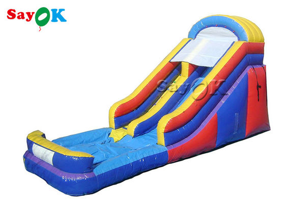 Komersial Slide Inflatable Outdoor Slide Air Inflatable Backyard Taman bermain Anak Dewasa Slide Kolam PVC Inflatable