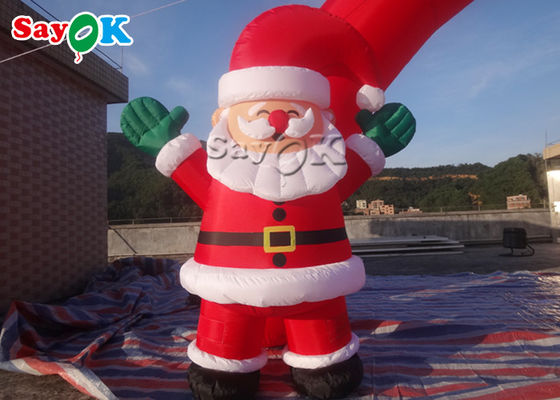 Inflatable Christmas Archway Yard Dekorasi Inflatable Christmas Santa Arch Untuk Pintu Masuk