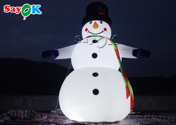 Lampu LED Christmas Snowman Tiup Untuk Dekorasi Halaman