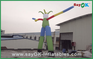 Inflatable Wacky Waving Tube Man Kustom Inflatable Advertising Air Dancer / Wave Man Dengan Dua Kaki