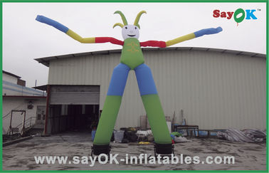 Inflatable Wacky Waving Tube Man Kustom Inflatable Advertising Air Dancer / Wave Man Dengan Dua Kaki
