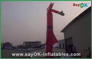 Penyewaan Penari Udara Natal Santa 6m 750w Blower Produk Tiup Penari Udara