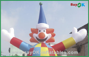 Dancing Inflatable Advertising Clown Style Arm Flailing Tube Man Dengan Blower 750w