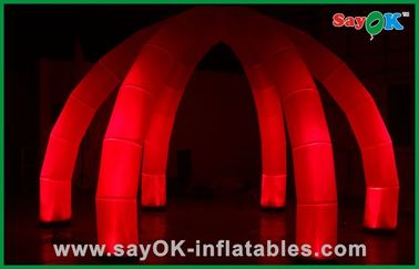 Laba-laba iklan Tent Inflatable Pencahayaan Dekorasi Dengan LED