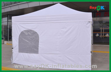 Tenda Kanopi Taman Custom 3x3m White Pop Up Gazebo Tenda Lipat Untuk Iklan Promosi