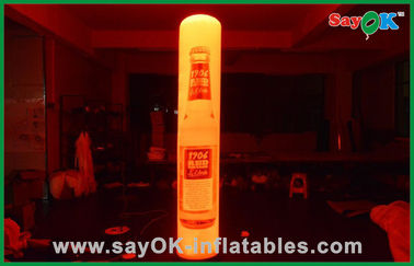 Promosi LED Inflatable Lighting Dekorasi Tiup Kecil Pilar 2m Tinggi