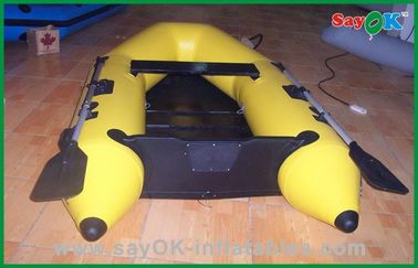 Panas Sealed Yellow PVC Inflatable Boats ringan Inflatable Boat