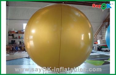 Emas Warna Helium Inflatable Balon Untuk Outdoor Tampilkan Acara 6m Tinggi