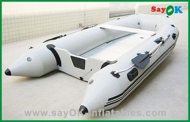 0.9mm PVC Perahu Inflatable Rigid 3 - 4 Orang Untuk Dewasa