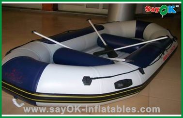 Portabel PVC Inflatable Boats Dengan Paddle, Ringan Inflatable Boat