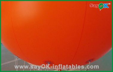 Baru Indah Orangecoloured Helium Inflatable Grand Balon Untuk Outdoor Tampilkan Acara