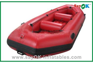 Orang dewasa tahan lama PVC Rigid Inflatable perahu 3-8 orang Water Park hiburan