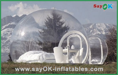 Tenda Udara Tiup Transparan Luar Tenda Tiup Akhir Pekan Padang Rumput