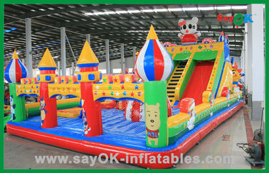 Mickey Mouse Rumah Bouncing Inflatable Anak-anak Lucu Kastil Inflatable, Besar Bouncer Inflatable, Giant Bouncy Kastil