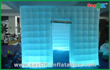 Booth Foto Anak-anak Inflatable Silver Wedding LED Booth Foto Inflatable Dengan UL Blower L3 * W2 * H2.3M