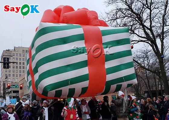 Kain Oxford Kotak Hadiah Natal Tiup Balon Parade Helium