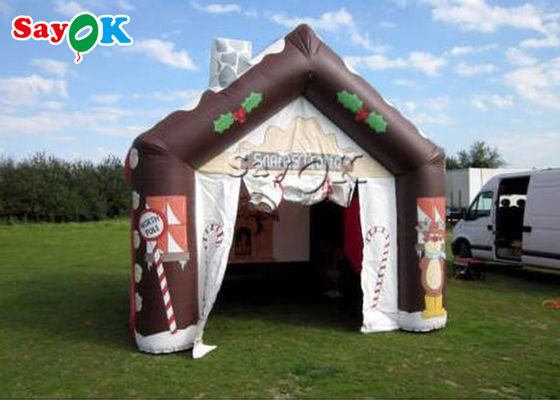 Tenda Rumah Inflatable Custom Outdoor Natal Tenda Inflatable untuk pesta anak