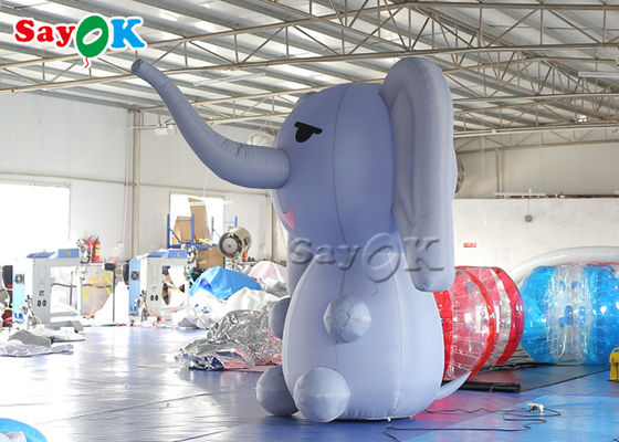Acara Parade Gajah Inflatable Karakter Kartun Inflatable Gajah Dengan Blower