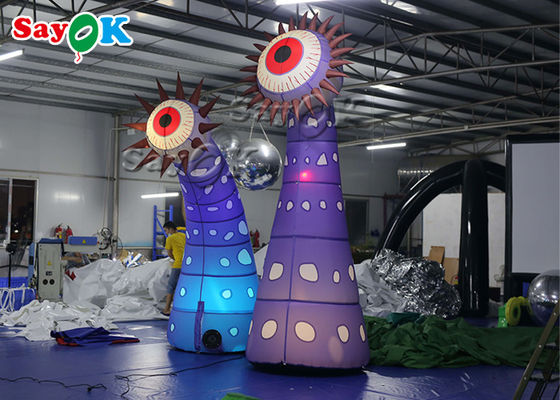 190T 4m Dekorasi Pencahayaan Tiup Bunga Mata LED