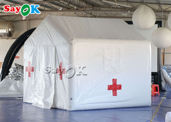 Tenda Rumah Sakit Lapangan Mobile 3x3mH Tenda Darurat Tiup Untuk Lapangan Militer