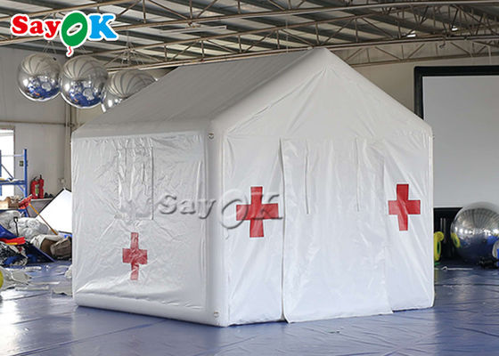 Tenda Rumah Sakit Lapangan Mobile 3x3mH Tenda Darurat Tiup Untuk Lapangan Militer