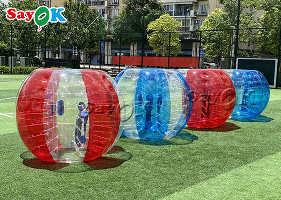 Permainan Sepak Bola Tiup 1.8m PVC Bumper Bola Tiup Untuk Aktivitas Luar Ruangan Anak Dewasa