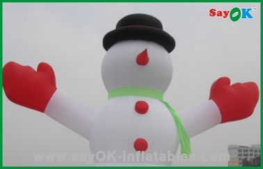 Kustom Inflatable Liburan Dekorasi Inflatable Snowman Dengan CE RoHS