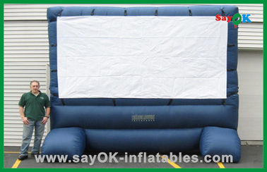 Oxford Cloth Inflatable Film Layar / Inflatable Tv Layar Made In China