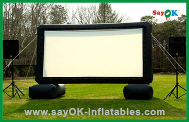 Oxford Cloth Inflatable Film Layar / Inflatable Tv Layar Made In China