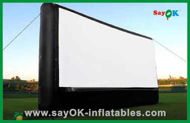 Layar Film Tiup Airblown Raksasa PVC Platic Inflatable Billboard Ponsel Meledakkan Layar Film Untuk Pernikahan