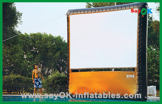 Portable Home Inflatable Film Layar / Proyeksi Tampilan Kustom Inflatables