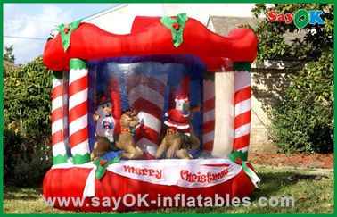 Inflatable Natal dekorasi rumah Bouncer, Inflatables kustom produk