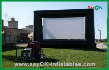 Backyard Airblown Inflatable Movie Screen, Layar TV Tiup Tahan Air