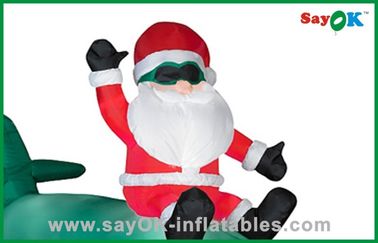 Besar Inflatable Santa Claus Outdoor Blow Up Dekorasi Natal Dengan SGS