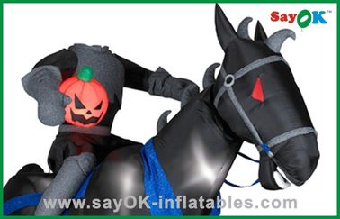 Dekorasi Pesta Inflatable Horse / Knight Huge Inflatable Kids Toys Oxford Cloth