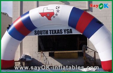 Raksasa Plastik PVC Entrance Inflatable Arch Promosi Inflatable Iklan Produk
