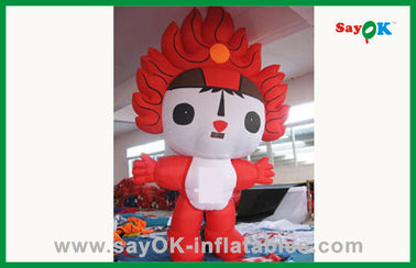 Custom Warna 210D Kain Oxford Inflatable Blow Up Karakter Kartun Untuk Iklan