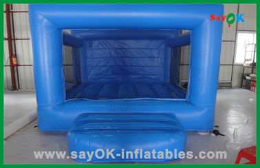 Indoor Inflatable Bounce House Inflatable Residential Blue Inflatable Bouncer / Fun City