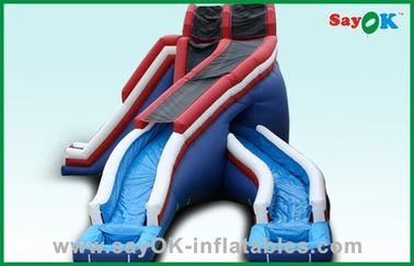 Commercial Inflatable Slide 0.55mm PVC Blow Up Slip N Slide Combo Rumah Backyard Inflatable Bouncer &amp; Slider