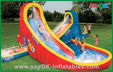Blow Up Slip N Slide Taman Hiburan Bouncer Dan Bouncer Inflatable Slide Untuk Anak-anak